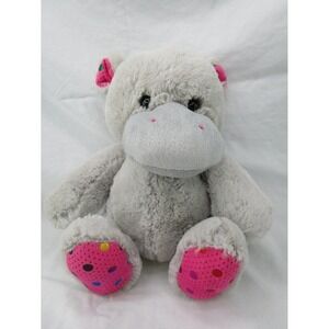Inter American Products Gray Hippo Plush Sits 9 Inch 2015 Stuffed Animal